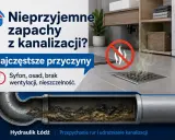Nieprzyjemne zapachy z rur w bloku? Syfon, osad, brak wentylacji lub nieszczelność to częste przyczyny. Zobacz, jak hydraulik Łódź udrażnia kanalizację.