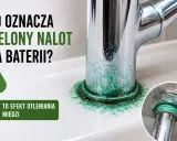 Zielony nalot na baterii to efekt utleniania miedzi. Woda źle miesza się z metalem, tworząc nieestetyczny osad.